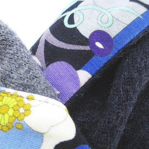 【中古】レオナールスポーツ LEONARD SPORT 0547221  長袖 ロングカーディガン ニット 38 紺系 ネイビー 日本製 レオナールスポーツ LEONARD SPORT 0547221 長袖 ロングカーディガン