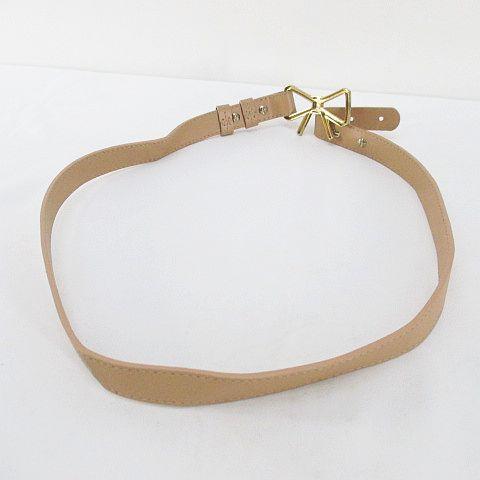 モスキーノチープアンドシック MOSCHINO CHEAP AND CHIC 細ベルト 本革