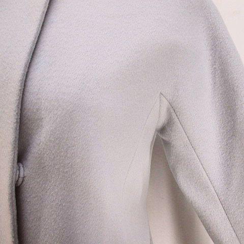 セオリーリュクス theory luxe ウール ノーカラーコート ロング