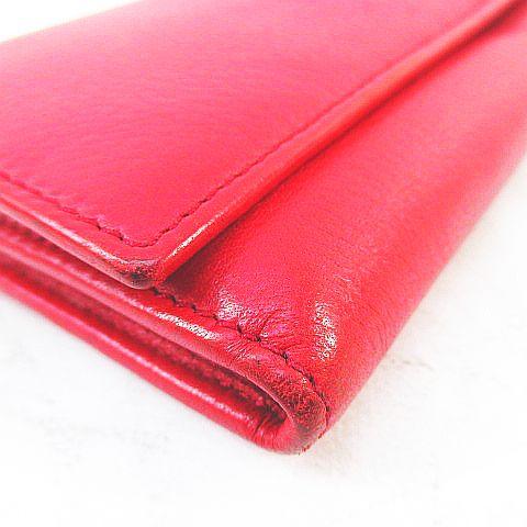 【中古】グッチ GUCCI 282414 534563 長財布 フラップ SOHO ソーホー レッド 赤  レザー イタリア製 レディース GUCCI（グッチ） GUCCI 282414 534563 長財布 フラップ SOHO ソーホー