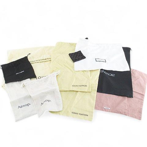 LOUIS VUITTON ルイ・ヴィトン 布袋 保存袋 各サイズ 11個セット LOUIS VUITTON（ルイ・ヴィトン） 11枚セット 保存袋 収納袋 巾着 純正