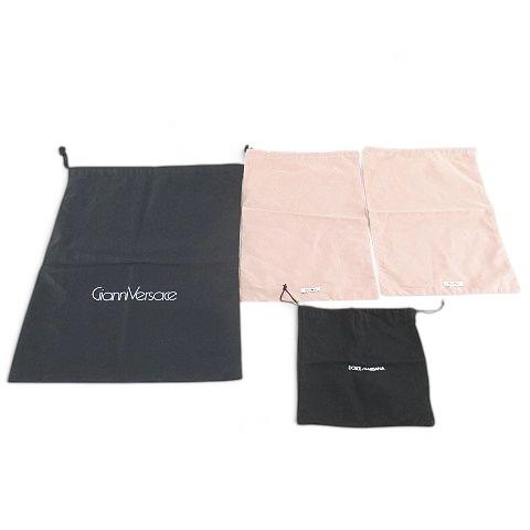 LOUIS VUITTON ルイヴィトン 保存袋 巾着 ロゴ ブラウン 50枚 LOUIS