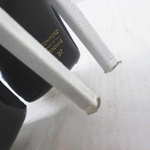 トムフォード TOM FORD ディップ・ダイ・デニム・パンプス - ダーク