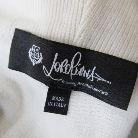 【中古】藤原ヒロシ Loro Piana × Hiroshi Fujiwara ロロ・ピアーナ 長袖 フーディ— パーカーフード付き M 白系 藤原ヒロシ Loro Piana × Hiroshi Fujiwara ロロ・ピアーナ 長袖