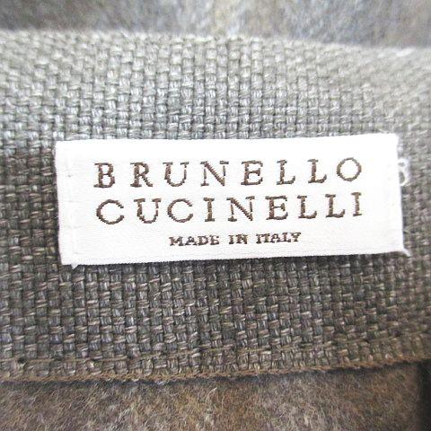 ブルネロクチネリ BRUNELLO CUCINELLI DB71719 チェック柄 プリーツ 膝  