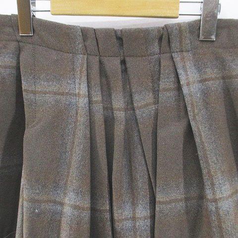 ブルネロクチネリ BRUNELLO CUCINELLI DB71719 チェック柄 プリーツ 膝  