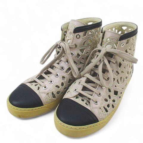 CHANEL（シャネル） ハイカットスニーカー レースココマーク
