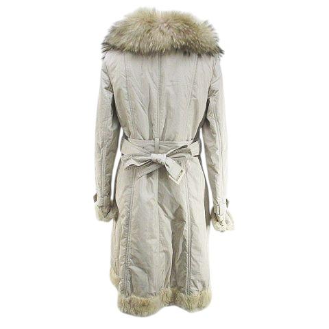 エポカ EPOCA パデットコート ロング丈 ラクーンファー ラビットファー