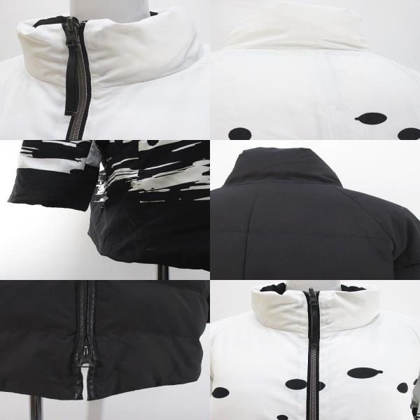 美品　ヒロココシノ　40サイズ　リバーシブル　ダウンコート　2way HIROKO KOSHINO ヒロココシノ リバーシブル ダウン コート ミドル丈 40