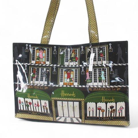 未使用品 ハロッズ Harrods ロンドンガール ＆ エレベーター トート