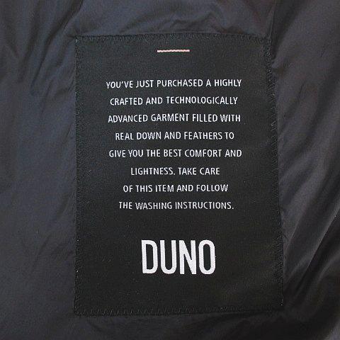 デュノ DUNO ダウン パーカー ジャケット 40 黒系 ブラック ダブル