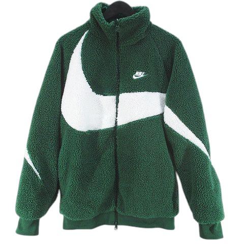 NIKE（ナイキ） リバーシブル ボア ジャケット ブルゾン S 緑系