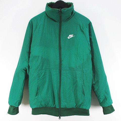 NIKE（ナイキ） リバーシブル ボア ジャケット ブルゾン S 緑系