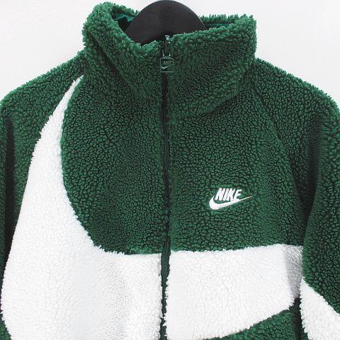 NIKE（ナイキ） リバーシブル ボア ジャケット ブルゾン S 緑系