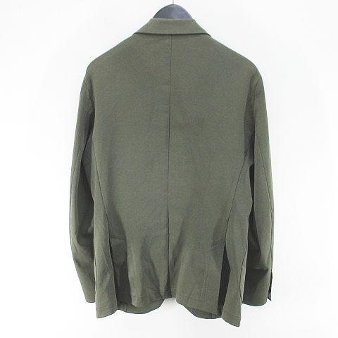 ボブ BOB テーラード ジャケット 背抜き 48 緑系 グリーン イタリア製