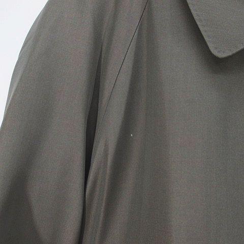 【中古】バーバリー ロンドン BBB55-566-78 / BBB5 ステンカラーコート ロング 94-175-6 カーキ 無地 比翼 ライナー付 バーバリー ロンドン BURBERRY LONDON BBB55-566-78 / BBB5 ステン