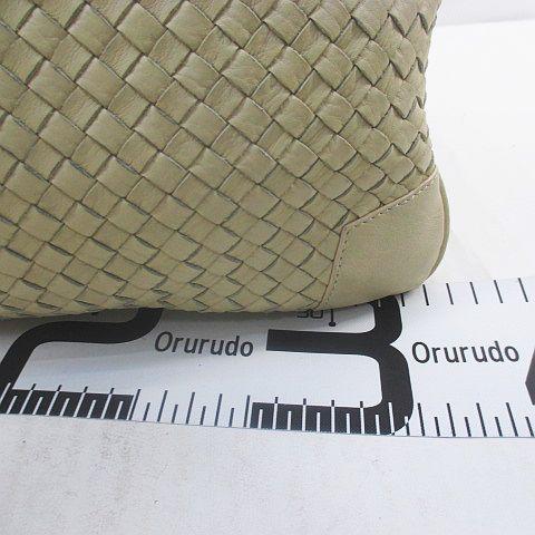 【中古】ファロルニ FALORNI ショルダーバッグ クロスボディ 斜めがけ  編みデザイン アイボリー レザー イタリア製 ファロルニ FALORNI ショルダーバッグ クロスボディ 斜めがけ 編み