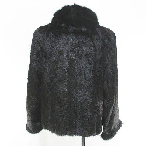 ルピアンファー LUPIAN FUR 毛皮コート ジャケット ミンクファー 11 黒 