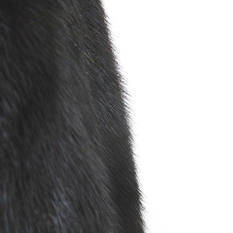 ルピアンファー LUPIAN FUR 毛皮コート ジャケット ミンクファー 11 黒 