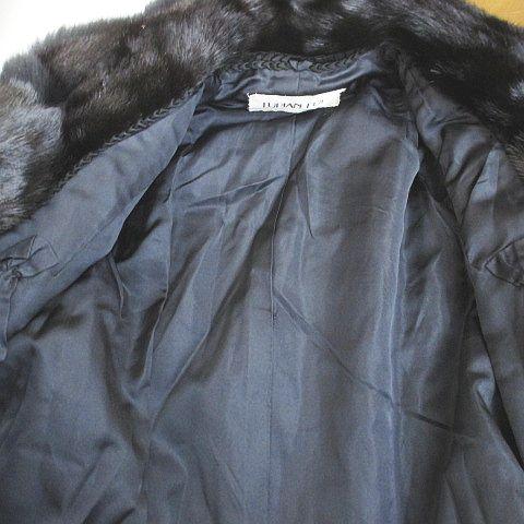 ルピアンファー LUPIAN FUR 毛皮コート ジャケット ミンクファー 11 黒 