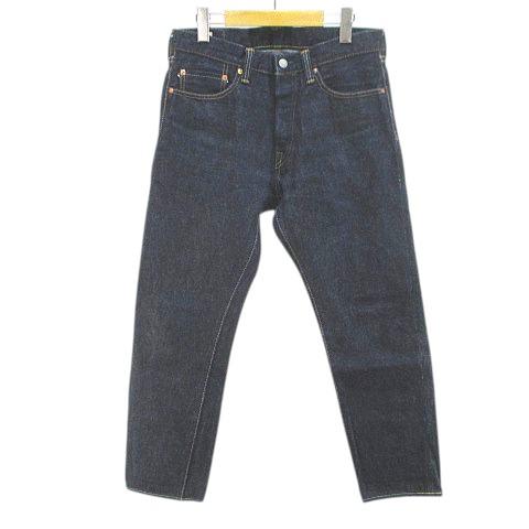 【中古】桃太郎ジーンズ MOMOTARO JEANS 0105SP デニムパンツ ジーンズ ボタンフライ 31 紺系 ネイビー インディゴ 日本製 ライン メンズ 桃太郎ジーンズ（MOMOTARO JEANS） MOMOTARO JEANS 0105SP デニム