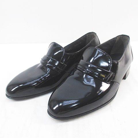 Bally（バリー） ビジネスシューズ 6.5 ブラック 黒系 レザー 革靴