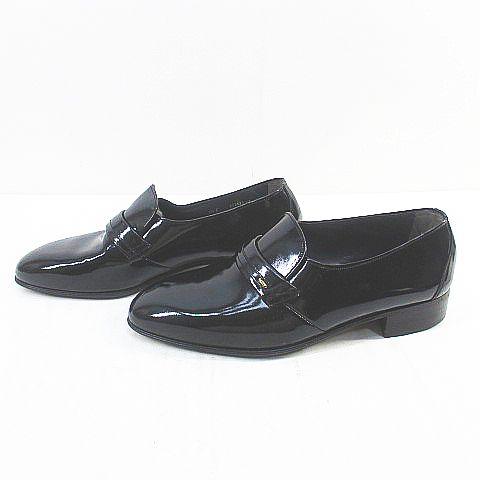 Bally（バリー） ビジネスシューズ 6.5 ブラック 黒系 レザー 革靴