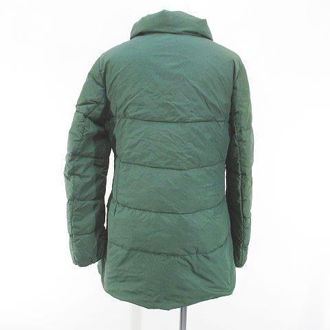 ラウラリンドール LAURA LINDOR ダウンジャケット 比翼 42 緑系