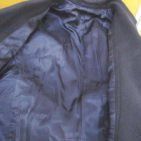 【中古】ワイズフォーメン Y's for men MM-J10-111 コート ジャケット ミディアム丈 M 紺系 ネイビー 日本製 ポケット ワイズフォーメン Y's for men MM-J10-111 コート ジャケット