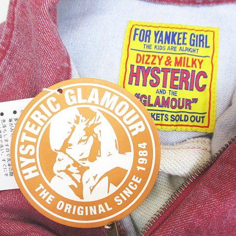 【中古】未使用品 ヒステリックグラマー HYSTERIC GLAMOUR 01241AB04930 ジージャン デニムジャケット FREE ピンク系 HYSTERIC GLAMOUR（ヒステリックグラマー） 未使用品 HYSTERIC GLAMOUR