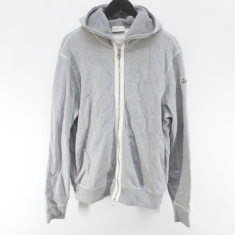 【中古】モンクレール MONCLER D20918422400 80473 MAGLIA CARDIGAN SCOM  パーカー ジャケット M 灰系 MONCLER（モンクレール） MONCLER D20918422400 80473 MAGLIA CARDIGAN