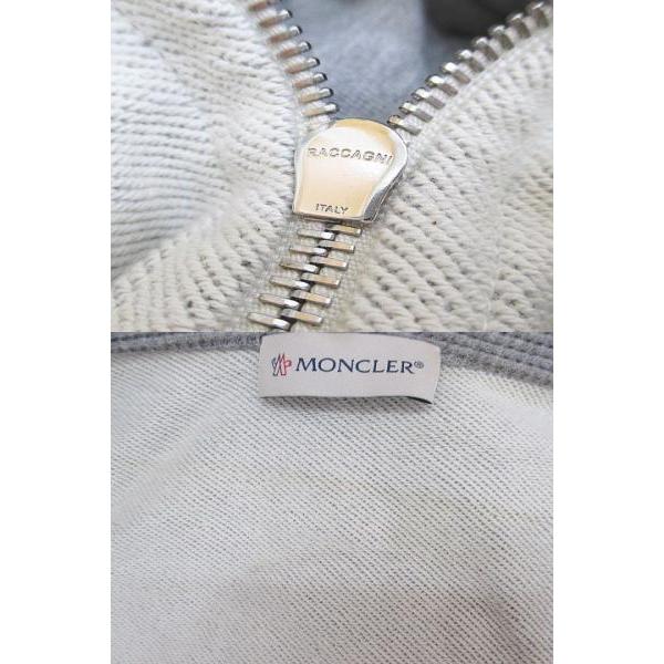 【中古】モンクレール MONCLER D20918422400 80473 MAGLIA CARDIGAN SCOM  パーカー ジャケット M 灰系 MONCLER（モンクレール） MONCLER D20918422400 80473 MAGLIA CARDIGAN