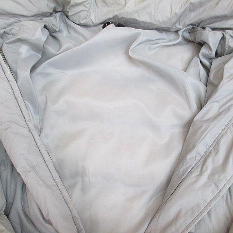 【中古】セオリー Theory 01-4309607 ダウンコート ラクーンファー 毛皮 P 灰系 グレー ジップアップ ポケット 裏地 theory（セオリー） Theory 01-4309607 ダウンコート ラクーンファー