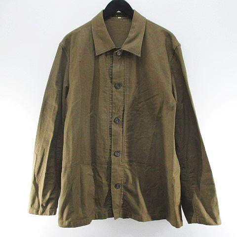 【中古】ワイズフォーメン Y's for men MN-B13-021 シャツ ジャケット 3 茶系 ブラウン 無地 ボタン 日本製 ワイズフォーメン Y's for men MN-B13-021 シャツ ジャケット 3 茶系