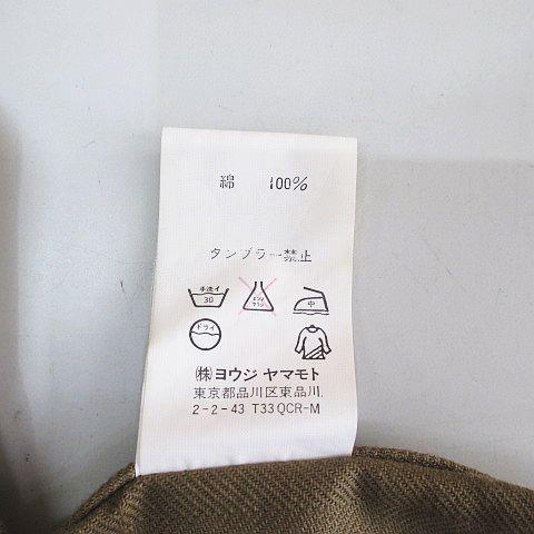 ワイズフォーメン Y's for men MN-B13-021 シャツ ジャケット 3 茶系