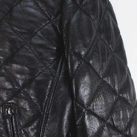 アルマーニ ジーンズ ARMANI JEANS 羊革 ラムレザー ジャケット XS/46