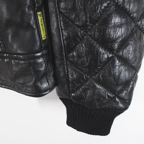 アルマーニ ジーンズ ARMANI JEANS 羊革 ラムレザー ジャケット XS/46