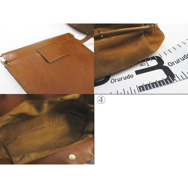 【中古】グッチ GUCCI 95168 1705 トートバッグ ハンドバッグ ポーチ付き キャメル スエード  レザー イタリア製 GUCCI（グッチ） GUCCI 95168 1705 トートバッグ ハンドバッグ ポーチ