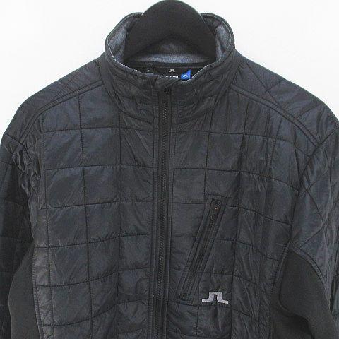 新品未使用 j.lindeberg ブラックキルティングジャケット ジェイ