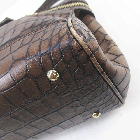 Max Mara（マックスマーラ） ハンドバッグ トートバッグ クロコ型押し 