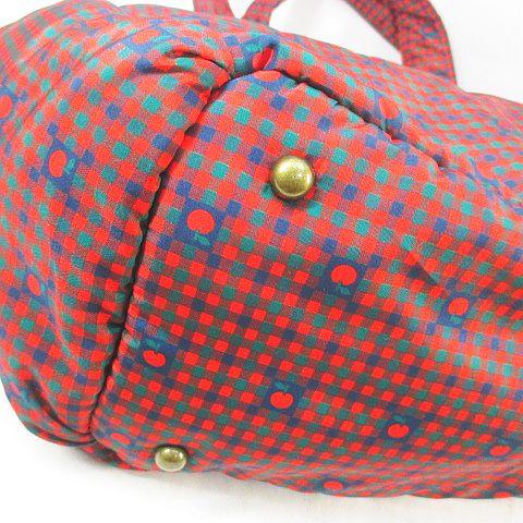 ファミリア Familiar マザーズバッグ トートバッグ ギンガムチェック