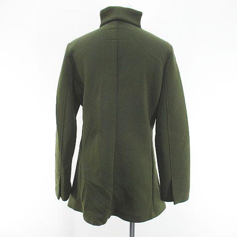 ハイドロゲン HYDROGEN ジャケット ミディアム丈 比翼 40 緑系