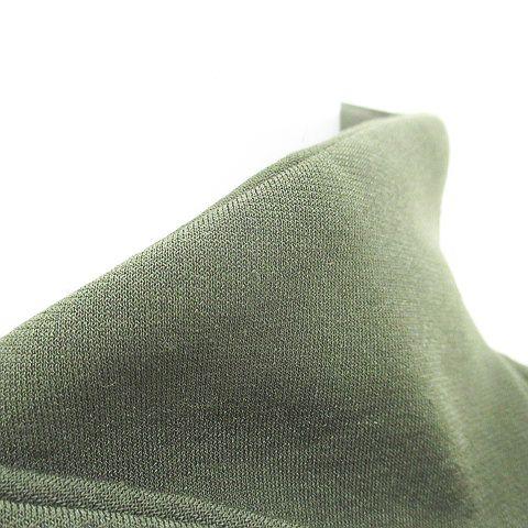 ハイドロゲン HYDROGEN ジャケット ミディアム丈 比翼 40 緑系