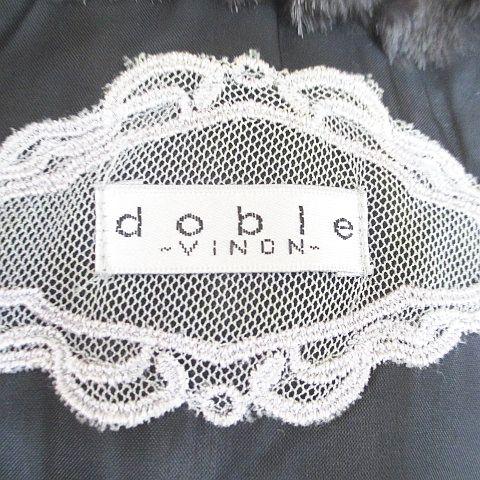 doble VINON 2WAY キルティングジャケット ベスト ラクーンファー 