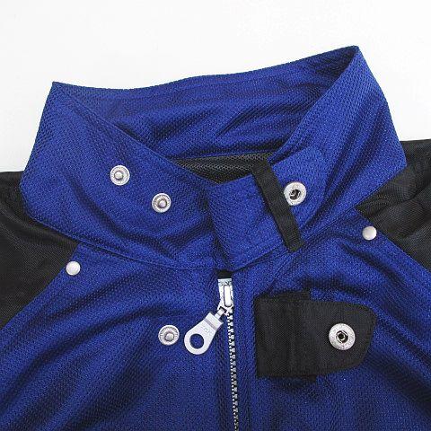 KISS Racing バイクジャケット 青 キスレーシング KISS Racing オートバイ バイクウェア メッシュ