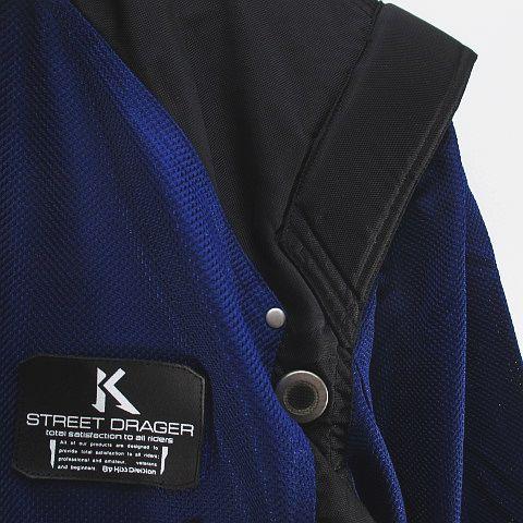 KISS Racing バイクジャケット 青 キスレーシング KISS Racing オートバイ バイクウェア メッシュ