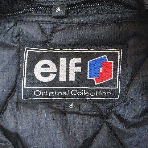 エルフ elf バイクウェア レーシング ジャケット 中綿 3L 黒系 