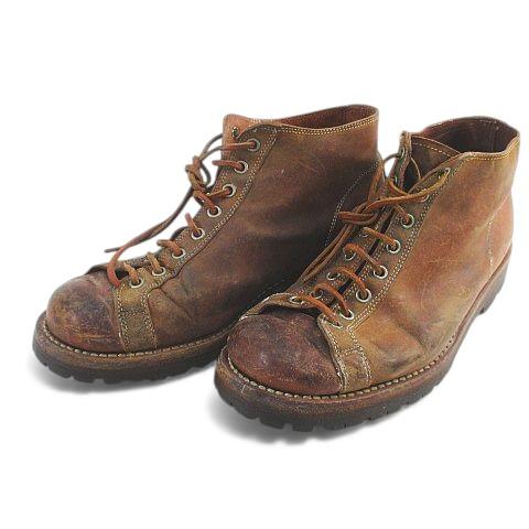 【中古】GUIDI&ROSELLINI グイディ&ロゼリーニ ワークブーツ ブラウン 茶系 レザー メンズ GUIDI&ROSELLINI グイディ&ロゼリーニ ワークブーツ ブラウン 茶系