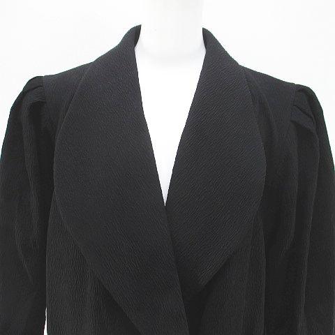 未使用品 ノブオブティック NOBUO BOUTIQUE ロングコート L 黒系 
