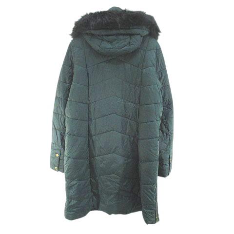 バブアー Barbour LQU1204GN71 パデットコート ロング丈 16 緑系